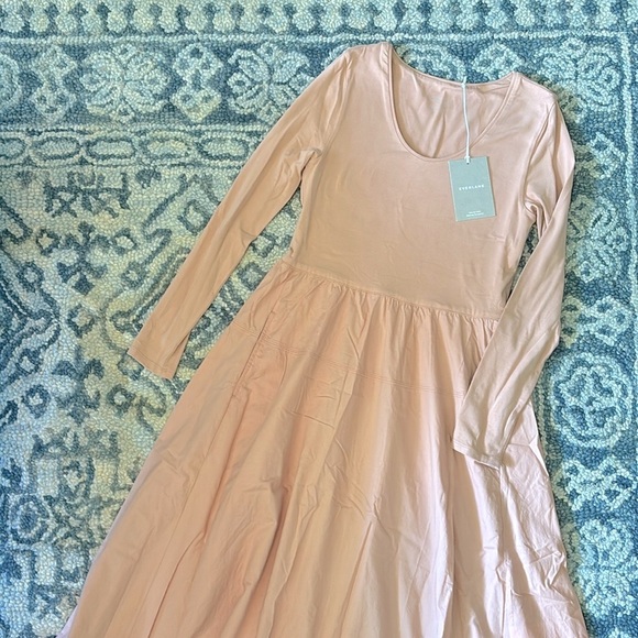 NWT Everlane Long Sleeve Riviera Dress - Picture 4 of 6